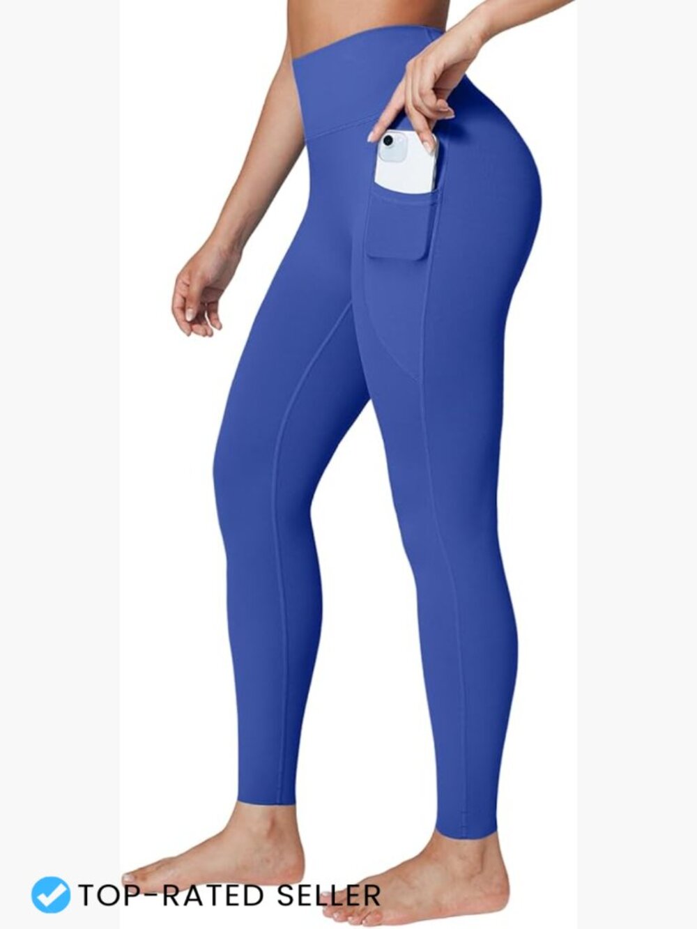High Waist Tummy Control Yoga Leggings with Pockets Slimming Workout Pants No